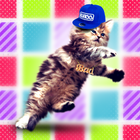 Cats Dancers. Retro Disco آئیکن
