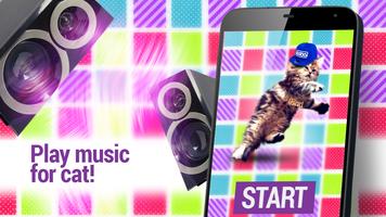 Cats Dancers. Retro Disco پوسٹر