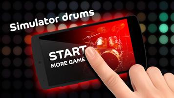 Virtual Drums Set Simulator ポスター