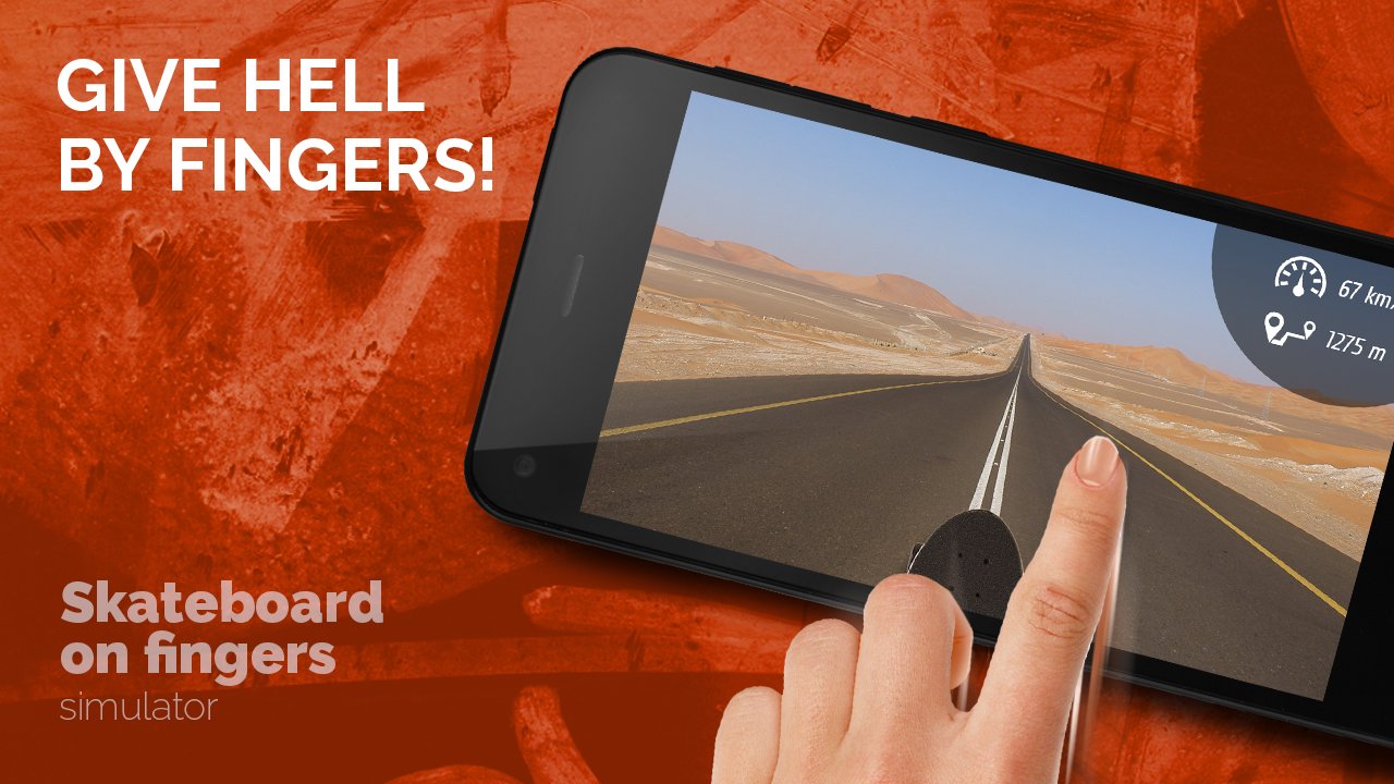 Finger Simulator Fingers skateboard simulator APK للاندرويد تنزيل