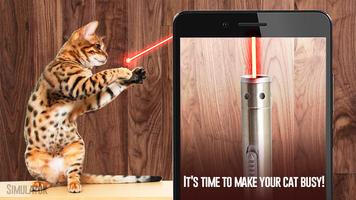 Poster Laser Pointer for cats - simulator