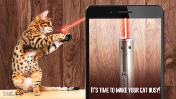 Laser Pointer for cats - simulator Affiche