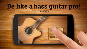 Real Bass Guitar Simulator poster