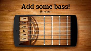 Real Bass Guitar Simulator स्क्रीनशॉट 1