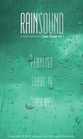 RAIN SOUND - Sound Therapy poster