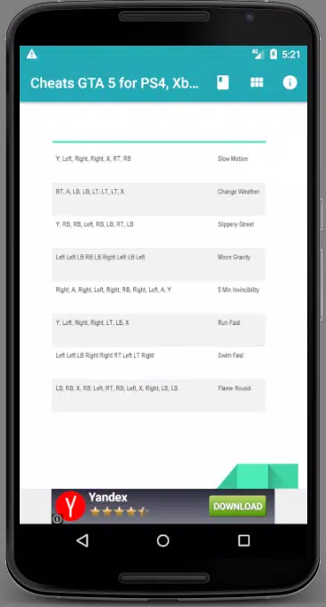 Cheats for GTA 5 - Xbox, PS4, PC, Phone APK for Android Download