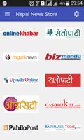 Nepal News Store-News paper 海報