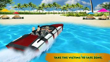 Beach Lifeguard Boat Rescue screenshot 2