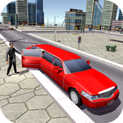 Limo Taxi Car Driving Fun Simulator 🚙 icône