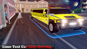 Limo Taxi Car Driving Fun Simulator 🚙 Affiche