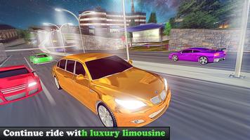 Limo Taxi Car Driving Fun Simulator 🚙 capture d'écran 2