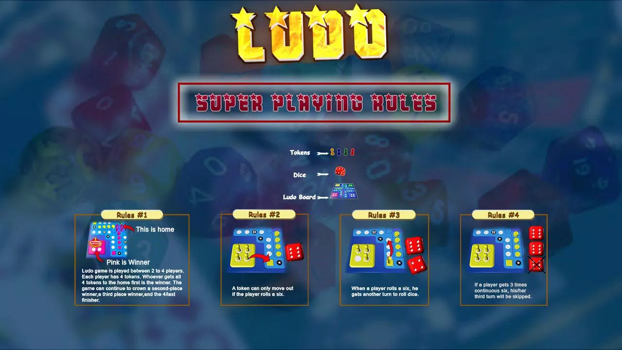 Ludo game in 4 players, Ludo king 4 players