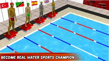 Water Swimming Race 🏊‍♀️ स्क्रीनशॉट 1