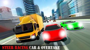 Poster Traffic Car Racer Fun 3D