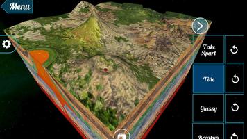 Volcanic Landforms 3D poster