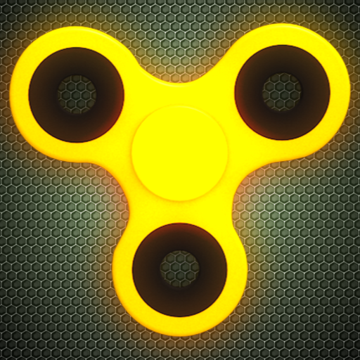Fidget Spinner Wheel Neon Glow - not a fidget cube