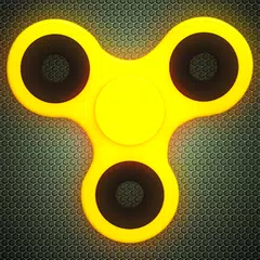 Fidget Spinner Wheel Neon Glow - not a fidget cube