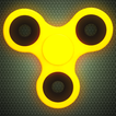 Fidget Spinner Wheel Neon Glow - not a fidget cube