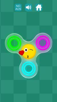 Fidget Spinner Wheel Toy - Stress Relief Emojis poster
