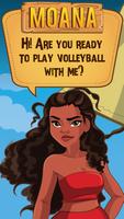 Volleyball with Moana poster