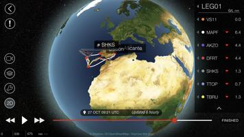 Volvo Ocean Race - 3D Tracker Affiche