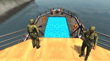 Army Prison Ship Simulator 2017 - Transporter Game capture d'écran 3