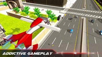 Flying Car Driving Simulation ảnh chụp màn hình 1