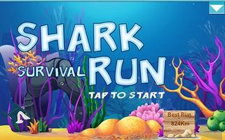 Shark Survival Run Poster