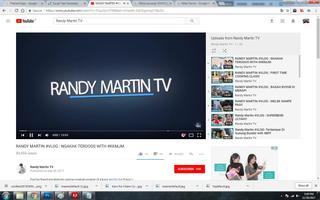 1 Schermata Randy Martin TV Koleksi Vlogs