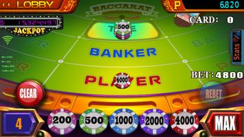 Baccarat HD-Free,Live,Real capture d'écran 3