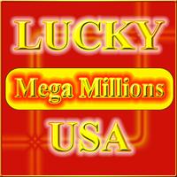 Lucky Mega Millions Lottery USA 6/70 : Lucky LOTTO Affiche