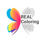 Coloring books for adult on your real photo ikona