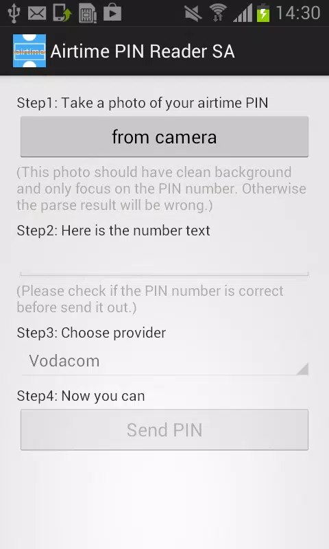 SA Airtime PIN reader APK for Android Download