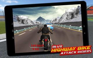 VR Highway Bike Attack Riders постер
