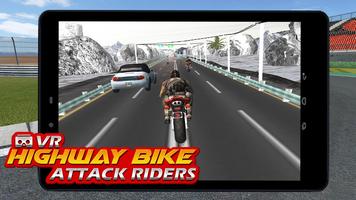 VR Highway Bike Attack Riders скриншот 1