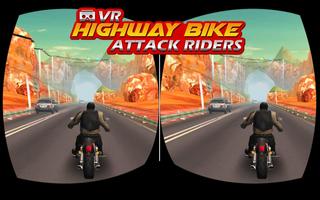 VR Highway Bike Attack Riders скриншот 2