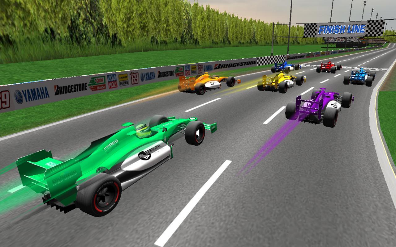 Race car driving 3d