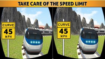 VR Train Driving Simulator 3D-poster