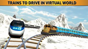 VR Train Driving Simulator 3D screenshot 1