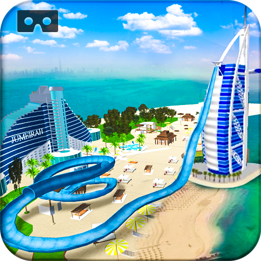 VR Beach Water Sliding