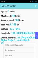 Speed Counter (km/h) syot layar 1