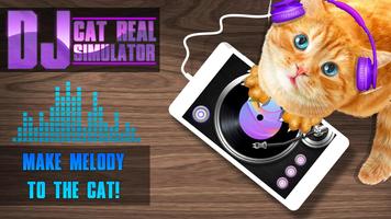 DJ Cat Echt Simulator Plakat