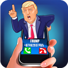 Fake Call Trump Joke icône