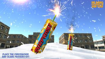 VR Bang Fireworks 3D NewYear captura de pantalla 1