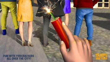 VR Bang Fireworks 3D NewYear captura de pantalla 2