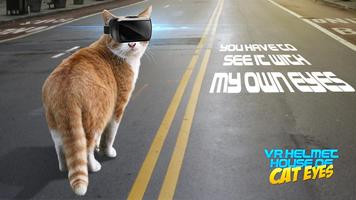 VR Helmet House of Cat Eyes Affiche