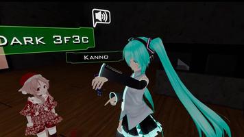 VR Chat Game Hatsune Miku Avatars پوسٹر
