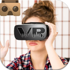 VR player movies 3D ไอคอน