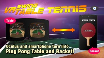 VR Swing Table Tennis Oculus Affiche