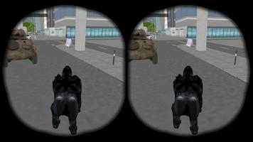 VR Angry Gorilla Rampage 3D :Google Cardboard Game capture d'écran 3